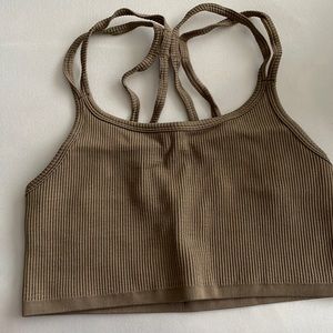 F21 mocha tank size s